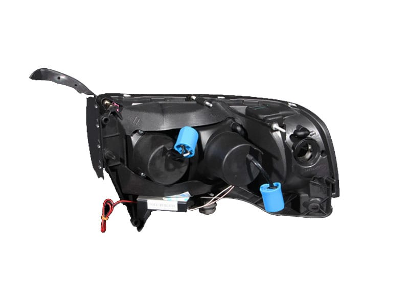 ANZO 1994-2001 Dodge Ram Projector Headlights w/ Halo Black - 111065 thumbnail 2