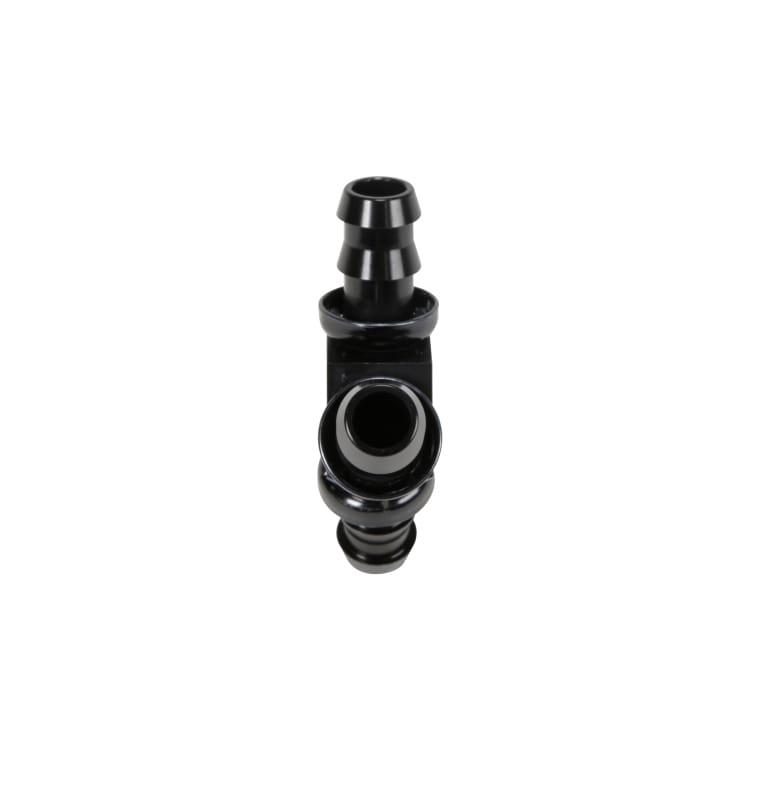 Fleece Performance 1/2in Black Anodized Aluminum Y Barbed Fitting (For -8 Pushlock Hose) thumbnail 3