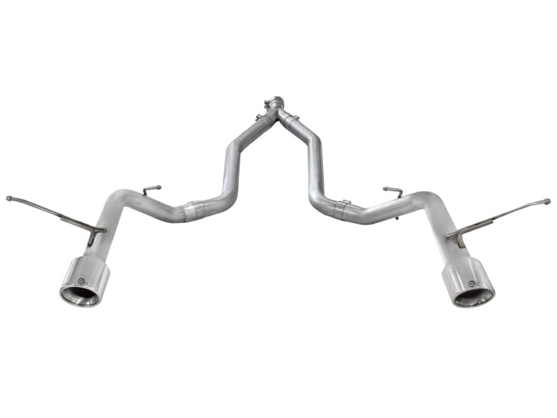 aFe MACHForce XP 14+ Jeep Grand Cherokee V6 3.0L (td) 2.5in DPF-Back 409SS Exhaust w/o Resonators thumbnail 2