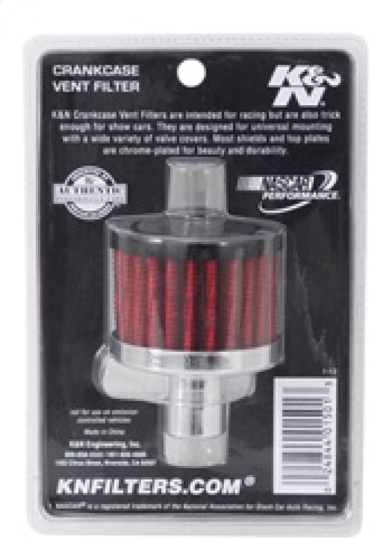 K&N Steel Base Crankcase Vent Filter .75in Vent OD x 2in OD x 1.5in Height thumbnail 3