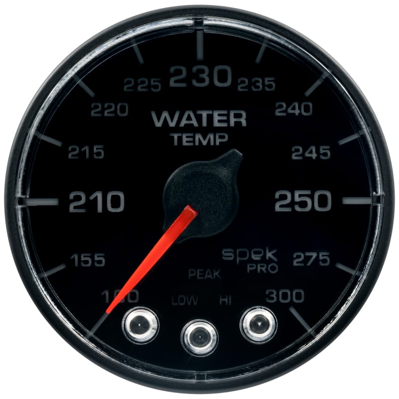 Autometer Spek-Pro - Nascar 2-1/16in Water Temp 100- 300F Bfb Ecu - P546328-N1