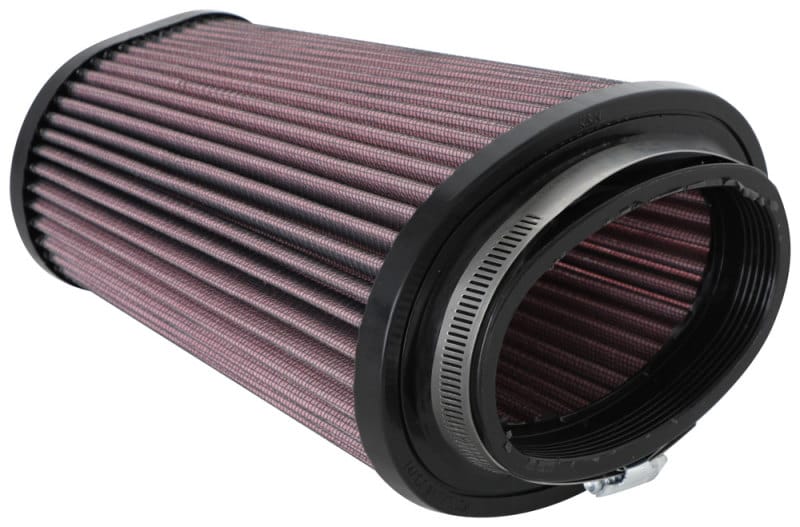 K&N Universal Clamp-On Air Filter 2.844x4.813in Flg ID x 6.5x4.75in B OD x 4.5x3.25in T OD x 7.5in H thumbnail 2