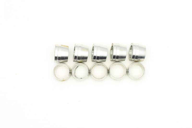 DeatschWerks Replacement PTFE Hose End Olive Insert 8AN (Pack of 10)