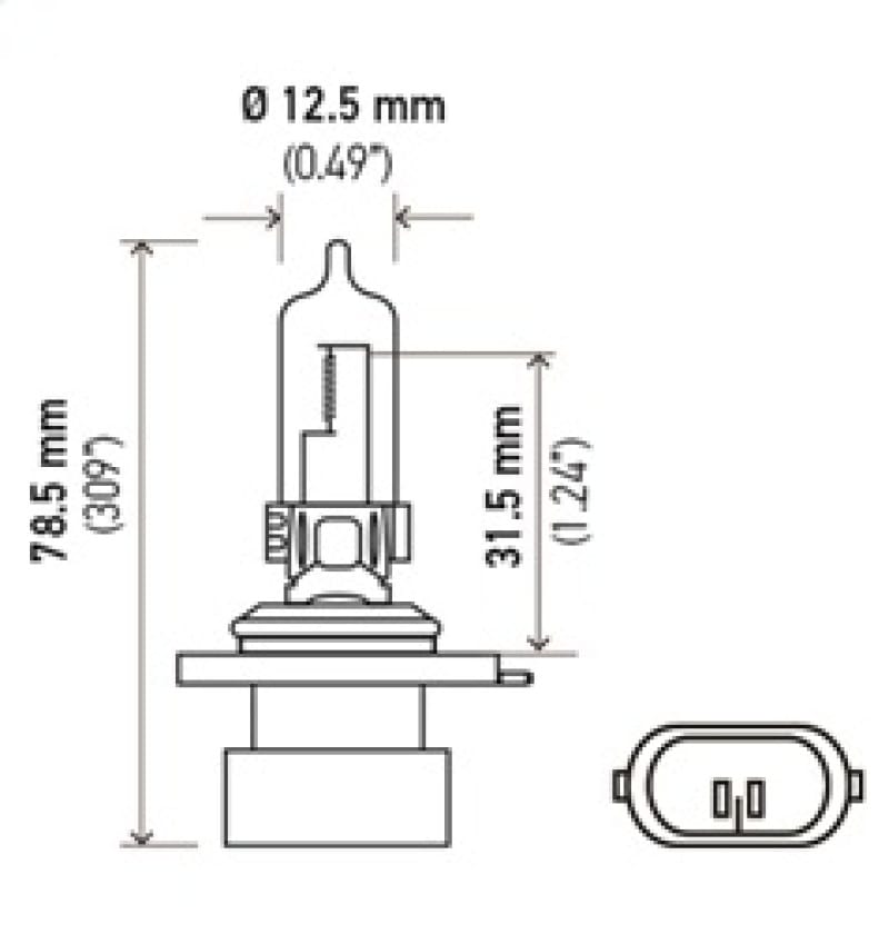 Hella 9005XS 12V 65W Xen White Bulb (Pair) thumbnail 3