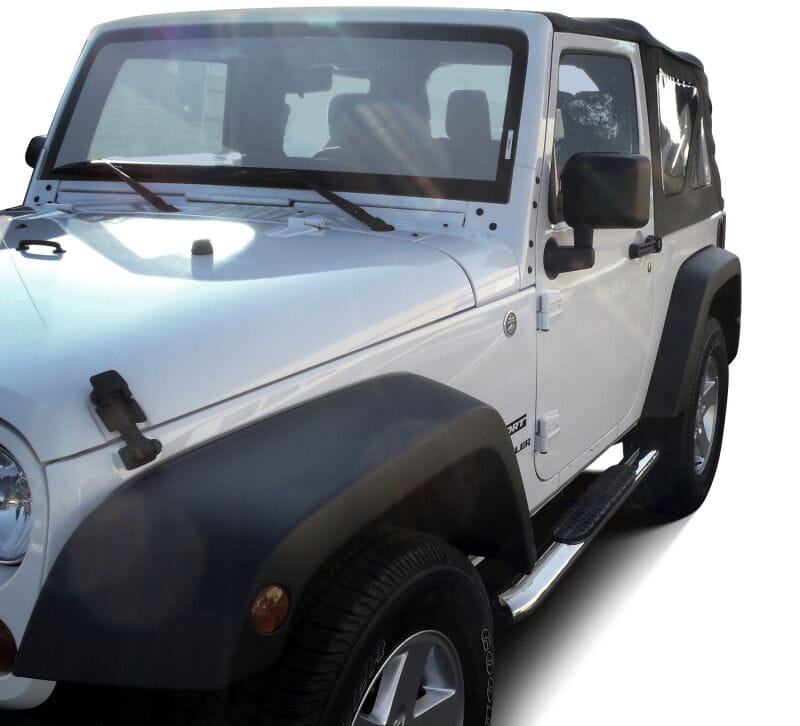 Westin 2007-2017 Jeep Wrangler 2dr PRO TRAXX 4 Oval Nerf Step Bars - SS thumbnail 4