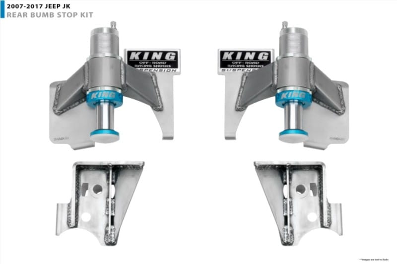 King Shocks 07-18 Jeep Wrangler JK Rear 2.0 Dia Bump Stops (Pair) thumbnail 2
