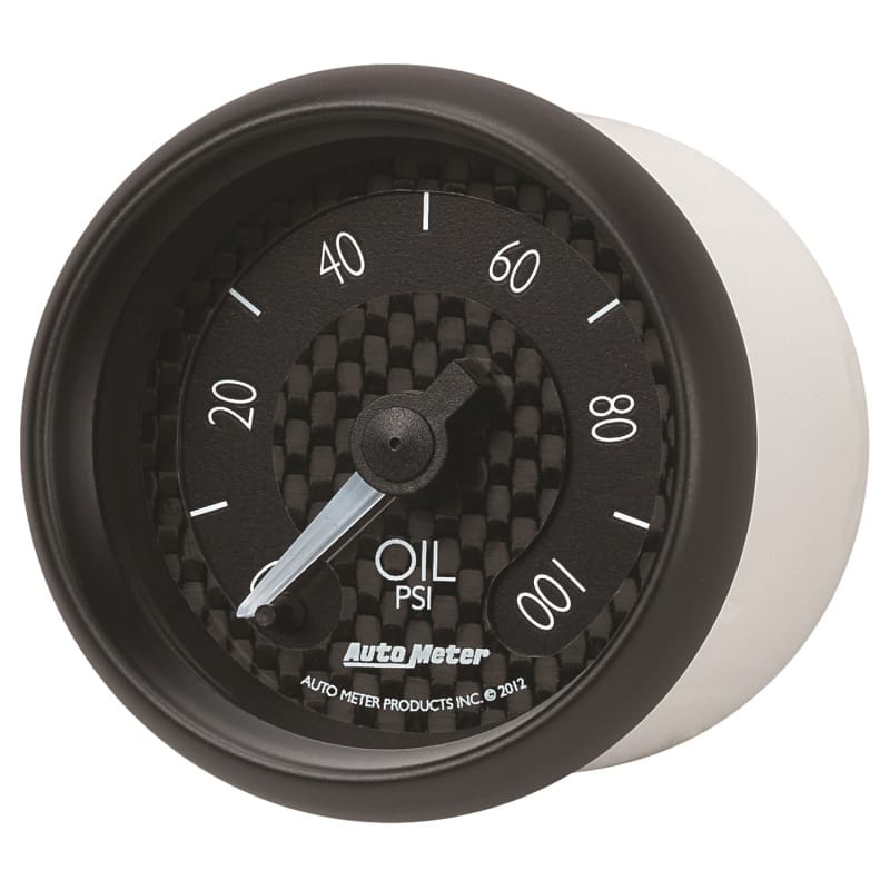Autometer GT Series 52mm Full Sweep Electronic 0-100 PSI Oil Pressure Gauge thumbnail 2