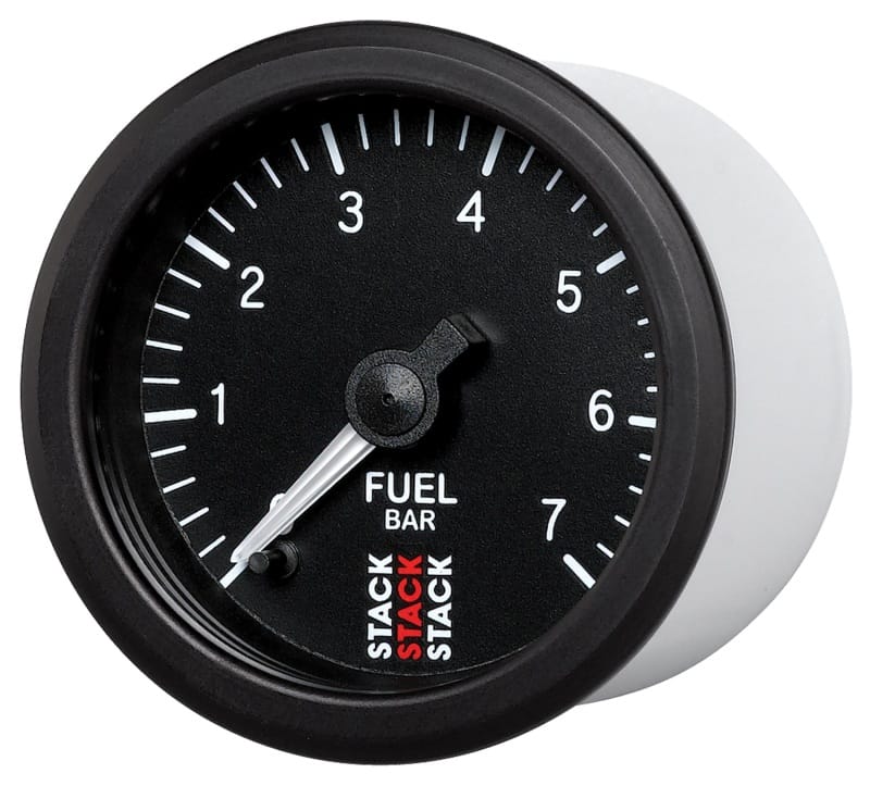 Autometer Stack 52mm 0-7 Bar M10 Male Pro Stepper Motor Fuel Pressure Gauge - Black thumbnail 2