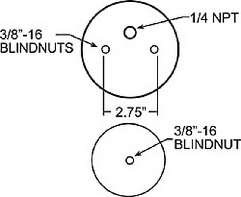 Firestone Ride-Rite Replacement Bellow 110/70 264mm (For Kit PN 2377 / 2320 / 2379) (W217609000) thumbnail 2