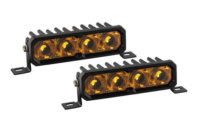 Diode Dynamics SS6 Pro Yellow Spot Standard ABL (pair) 3000K
