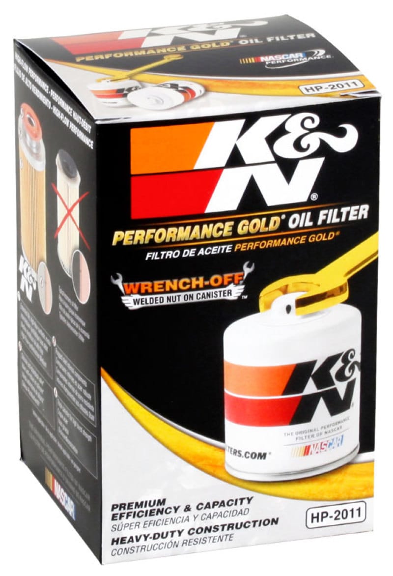 K&N Oil Filter OIL FILTER; AUTOMOTIVE - HP-2011