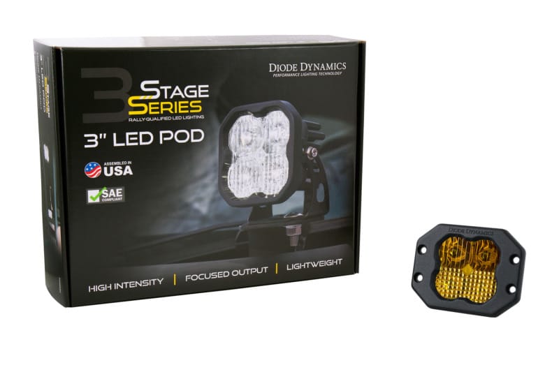 Diode Dynamics SS3 Sport ABL - Yellow Combo Flush (Single) thumbnail 4