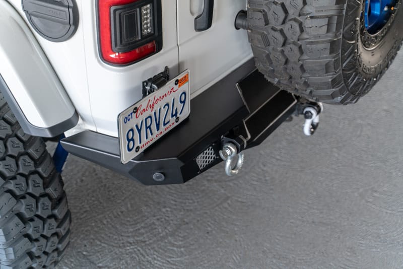 DV8 Offroad 2018 Jeep Wrangler JL MTO Series Rear Bumper w/ Optional Tire Carrier thumbnail 2