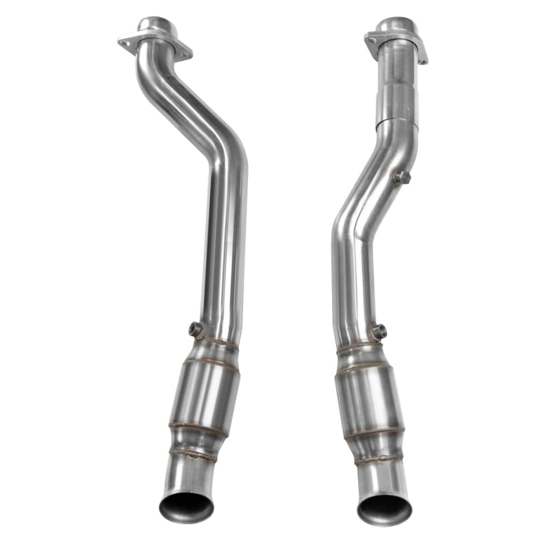 Kooks 2018+ Jeep Grand Cherokee TrackHawk 6.2L 3in Inlet x 3in OEM Outlet Catted SS Connection Pipes thumbnail 3