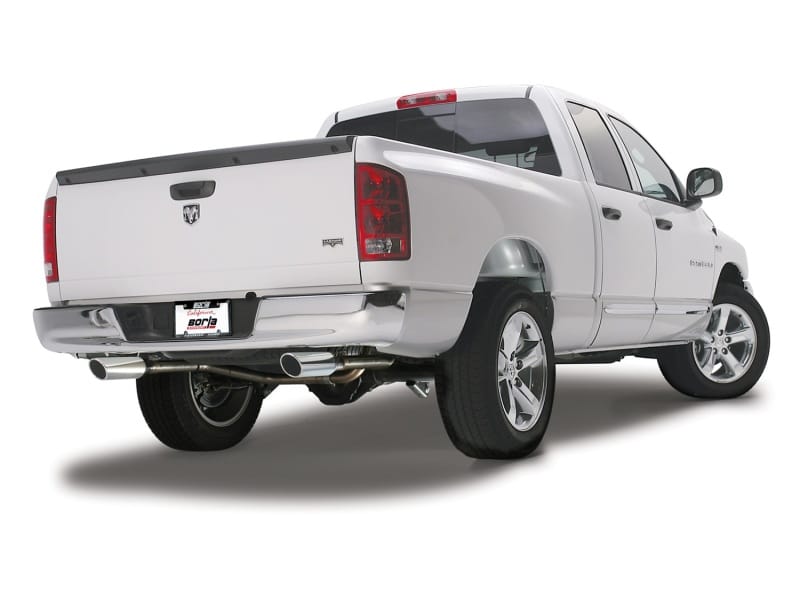 Borla 09-13 Dodge RAM 1500 5.7L CC/SB w/Fact Sngl Exhaust C/B 3x2.5in Single Round Rolled Split Rear thumbnail 3