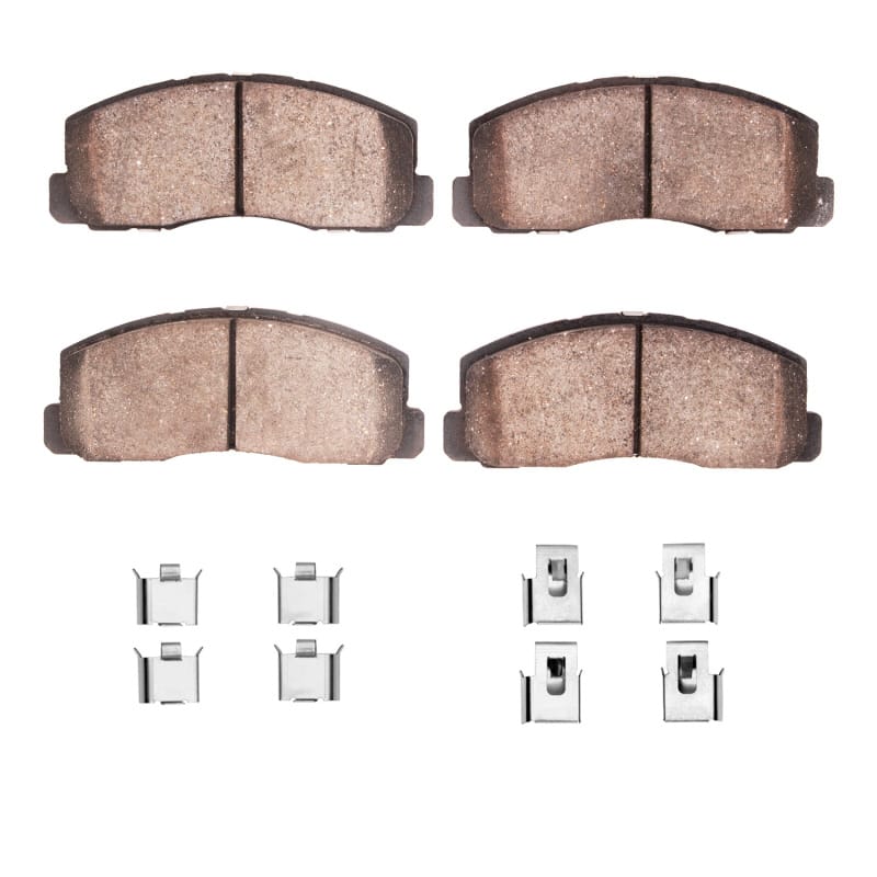 R1 84-91 Dodge 2000 GTX Front Ceramic Pads & Hardware Kit