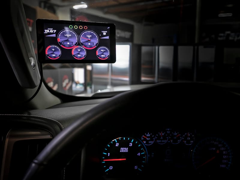 aFe AGD Advanced Gauge Display Digital 5.5in Monitor 08-18 Dodge/RAM/Ford/GM Diesel Trucks thumbnail 3