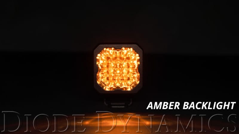Diode Dynamics Stage Series C1 LED Pod Pro - Yellow Spot Standard ABL (Pair) thumbnail 5