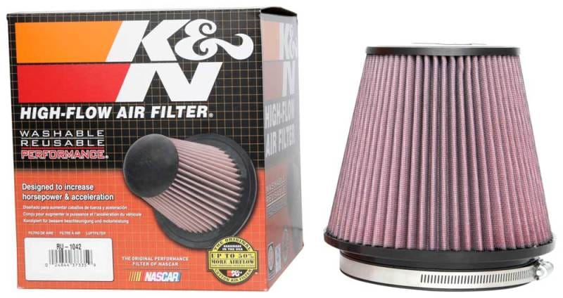 K&N Universal Clamp-On Air Filter 6in FLG / 7-1/2in B / 5in T / 6-1/2in H - RU-1042 thumbnail 3