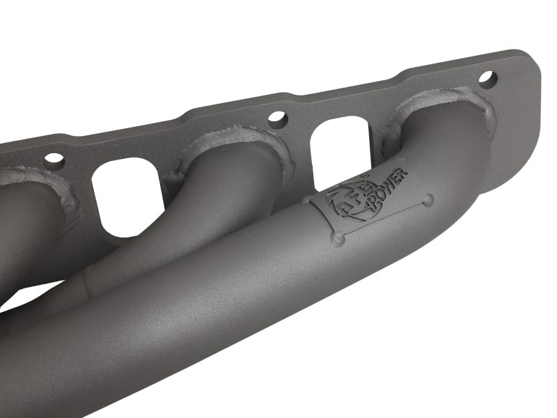 aFe Twisted Steel 304SS Short Header 15-22 Dodge Challenger SC V8-6.2L / 6.4L HEMI Titanium Coating thumbnail 3