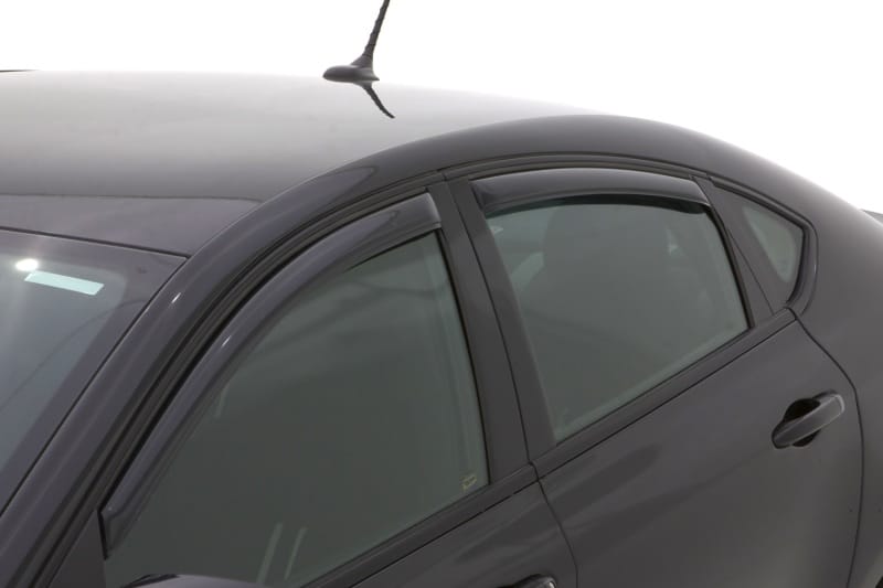 AVS 13-16 Dodge Dart Ventvisor In-Channel Front & Rear Window Deflectors 4pc - Smoke thumbnail 2