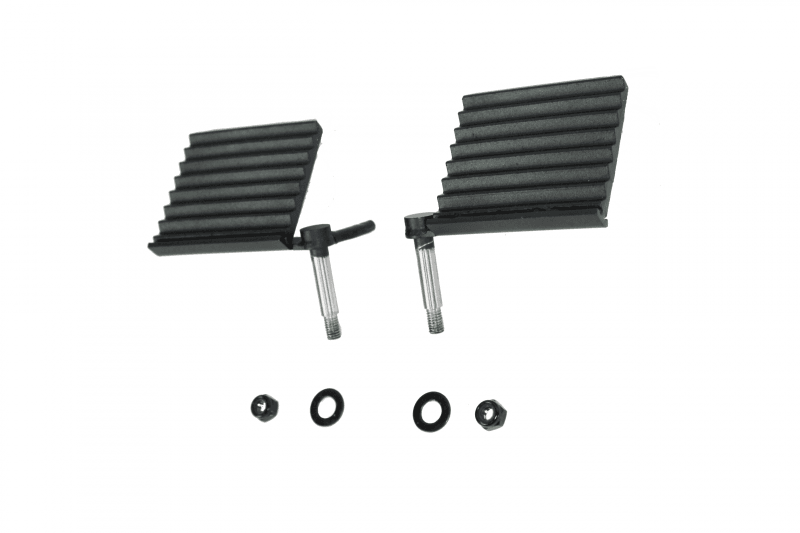 Fishbone Offroad 76-06 Jeep CJ YJ TJ Wrangler Foot Peg Set Gloss - Black thumbnail 2