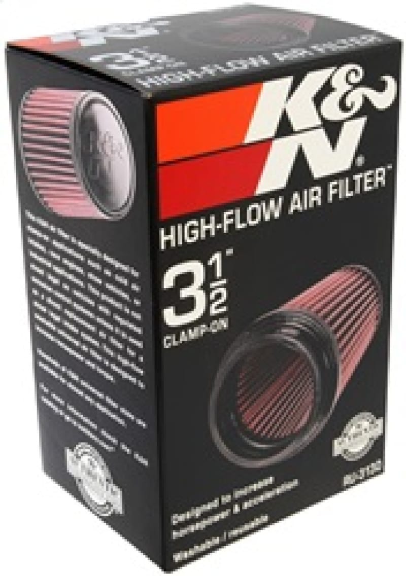 K&N Filter Universal Rubber Filter 3 1/2 inch Flange 4 5/8 inch Base 3 1/2 inch Top 7 inch Height thumbnail 4