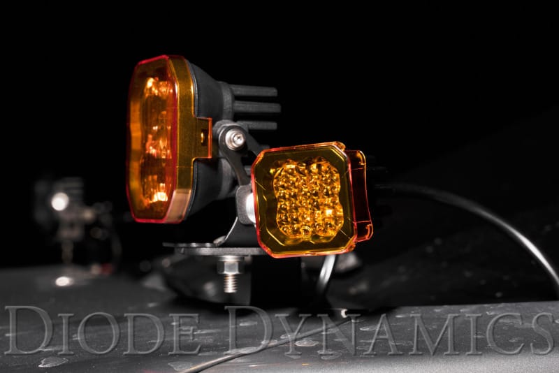 Diode Dynamics Stage Series C1 LED Pod Cover - Yellow Each thumbnail 2