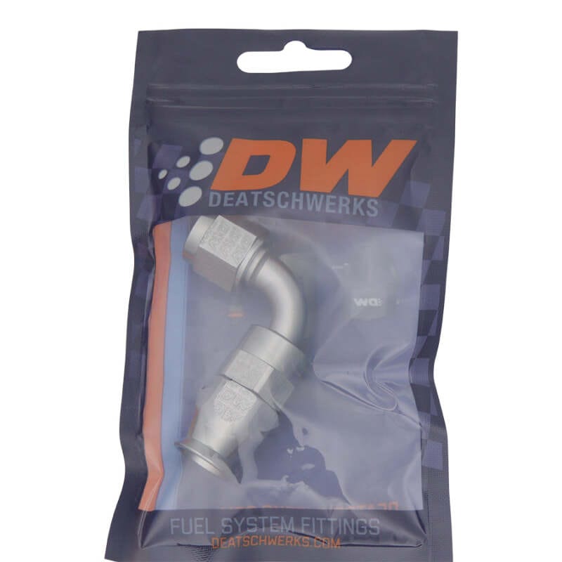DeatschWerks 6AN Female Swivel 90-Degree Hose End PTFE (Incl. 1 Olive Insert) thumbnail 2