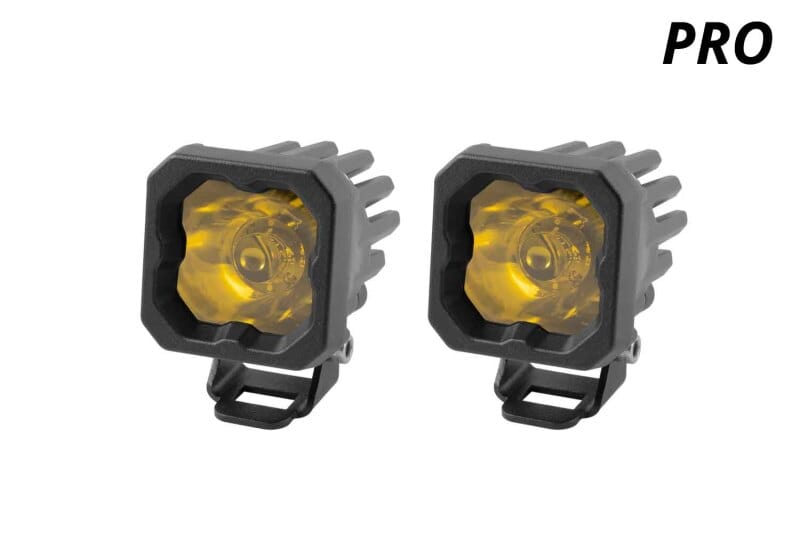 Diode Dynamics Stage Series C1 LED Pod Pro - Yellow Spot Standard ABL (Pair) thumbnail 9