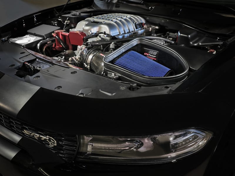 aFe Dodge Charger SRT Hellcat Redeye 21-23 V8-6.2L Track Series Stage-2 Carbon Fiber Intake Pro 5R thumbnail 4