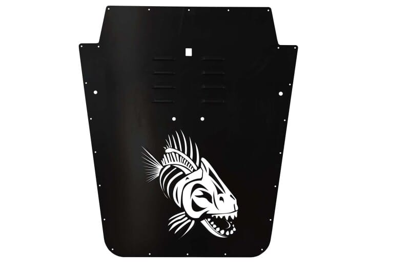 Fishbone Offroad 07-12 Jeep Wrangler JK Hood Louver - Black