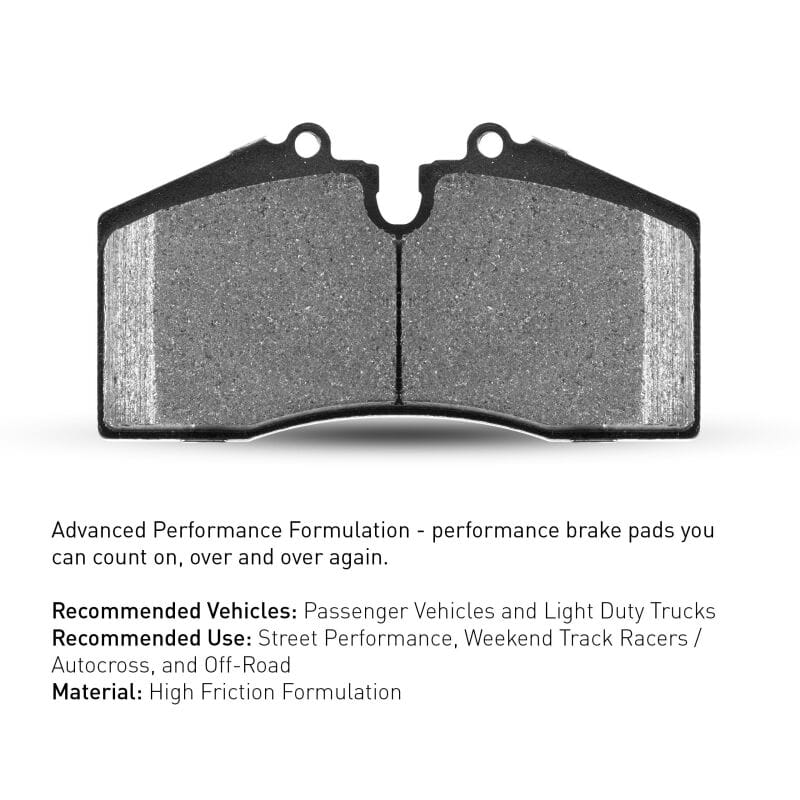 R1 00-26 Mitsubishi Outlander Front Performance Sport Brake Pads