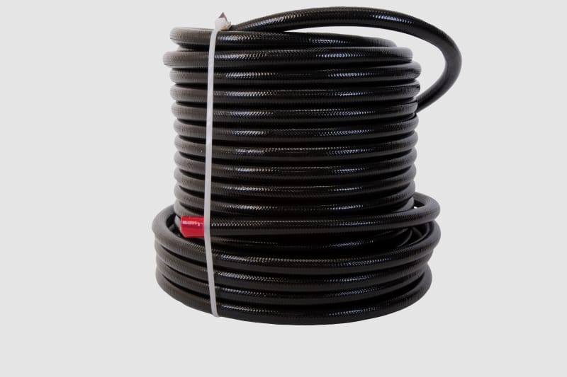 Aeromotive PTFE SS Braided Fuel Hose - Black Jacketed - AN-06 x 12ft thumbnail 3