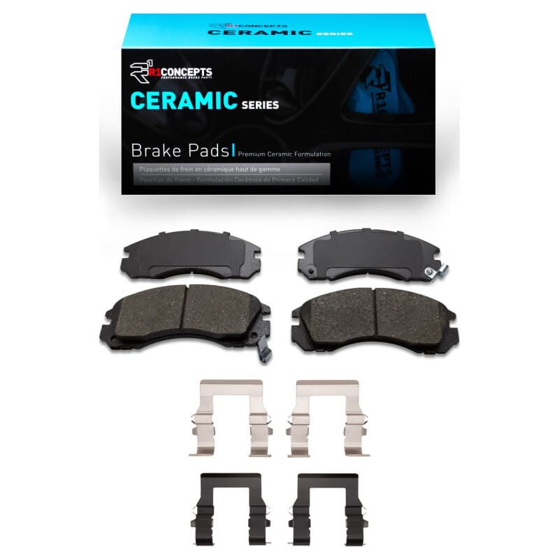 R1 90-22 Dodge Stealth Front Ceramic Brake Pads & Hardware Kit