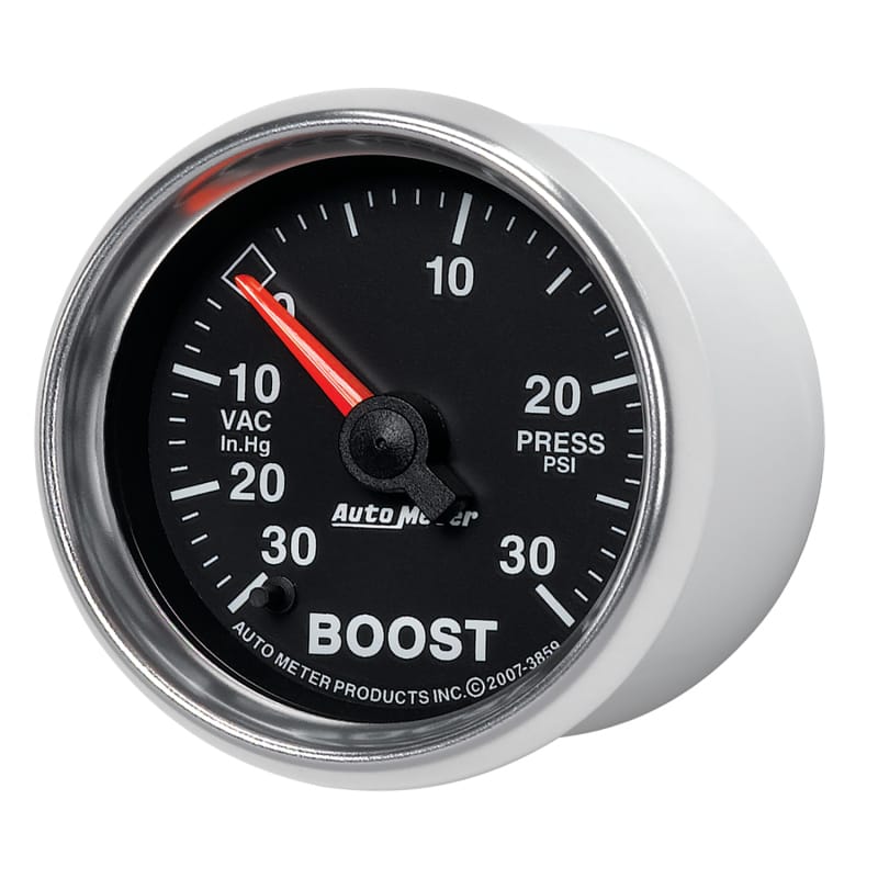 Autometer GS 30inhg-30PSI Digital Vac/Boost Gauge thumbnail 2