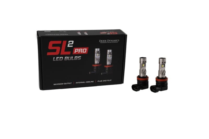 Diode Dynamics H11/H8/H9 White SL2 LED Bulbs with AntiFlicker Modules (pair) thumbnail 3