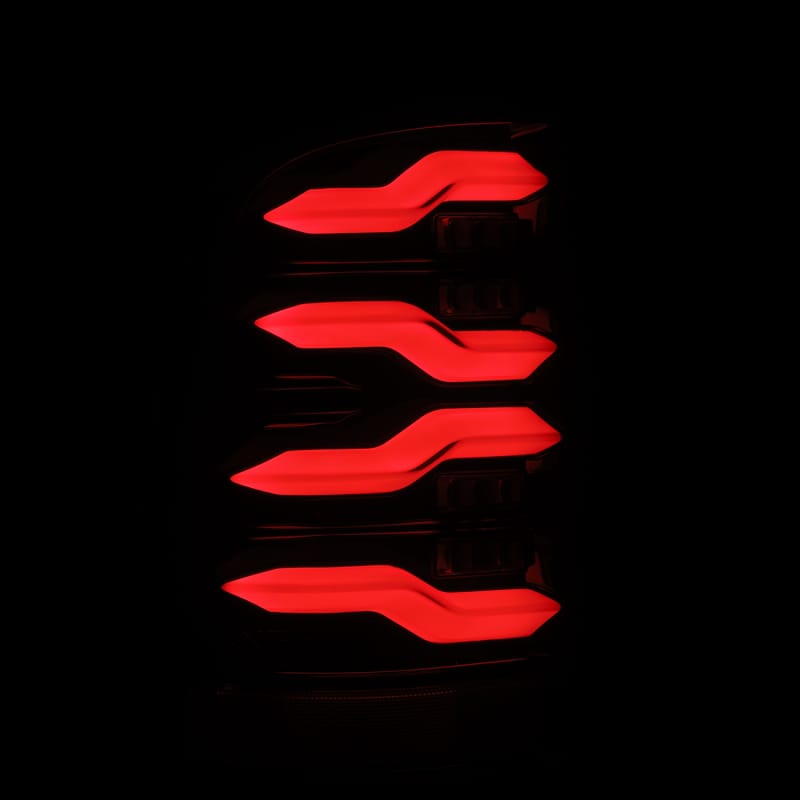 AlphaRex 09-18 Dodge Ram Luxx-Series LED Tail Lights Black w/ Activation Light & Sequential Signal thumbnail 4