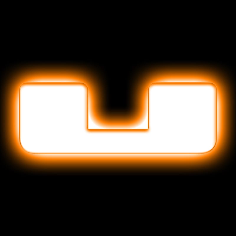 ORACLE Lighting Universal Illuminated LED Letter Badges - Matte Wht Surface Finish - U - 3140-U-005