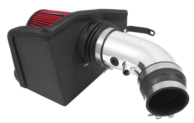 Spectre 12-18 Jeep Grand Cherokee V8-6.4L F/I Air Intake Kit - Polished w/Red Filter thumbnail 2