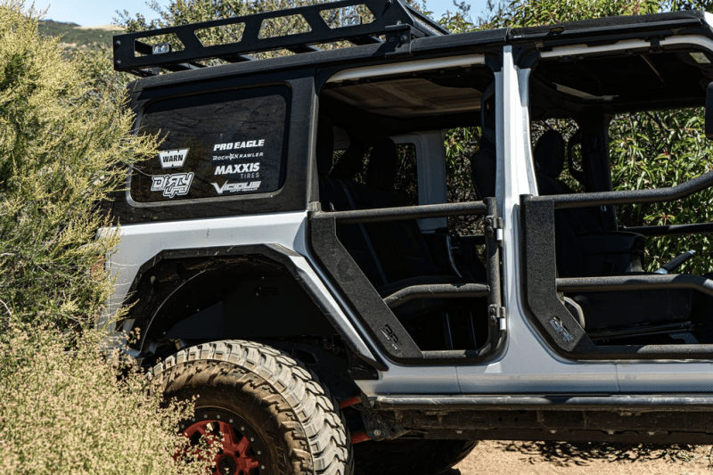 Body Armor 4x4 2018+ Jeep Wrangler JL Gladiator JT Tube Doors Rear Pair thumbnail 3