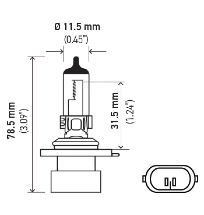 Hella Bulb 9006Xs 12V 55W Xen Pure Ylw Xy (2) thumbnail 3
