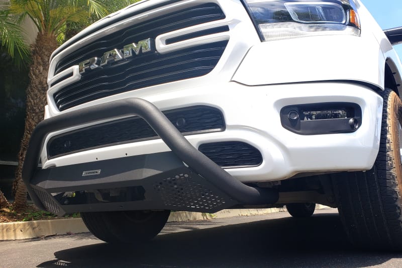 Go Rhino 19-22 Ram 1500 w/o ParkSense (Excl. Rebel/Warlock/TRX) RC4&RC3 LR Brackets - Textured black thumbnail 2