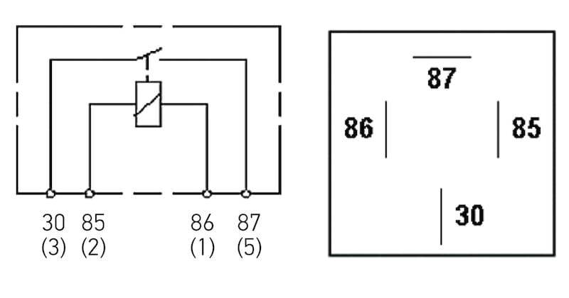Hella Relay Mini Iso 4 Pole 12V Spst thumbnail 3