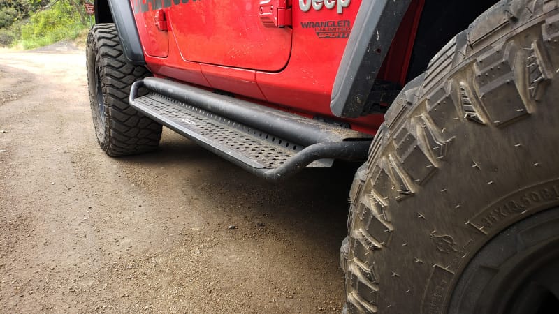 Go Rhino Dominator Extreme D1 Side Steps - Tex Blk - 52in thumbnail 2