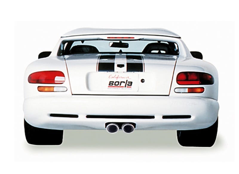 Borla 96-02 Viper GTS/R/T-10 Coupe/Convertible 2dr w/ 2.5in Inlets SS Catback Exhaust System thumbnail 2