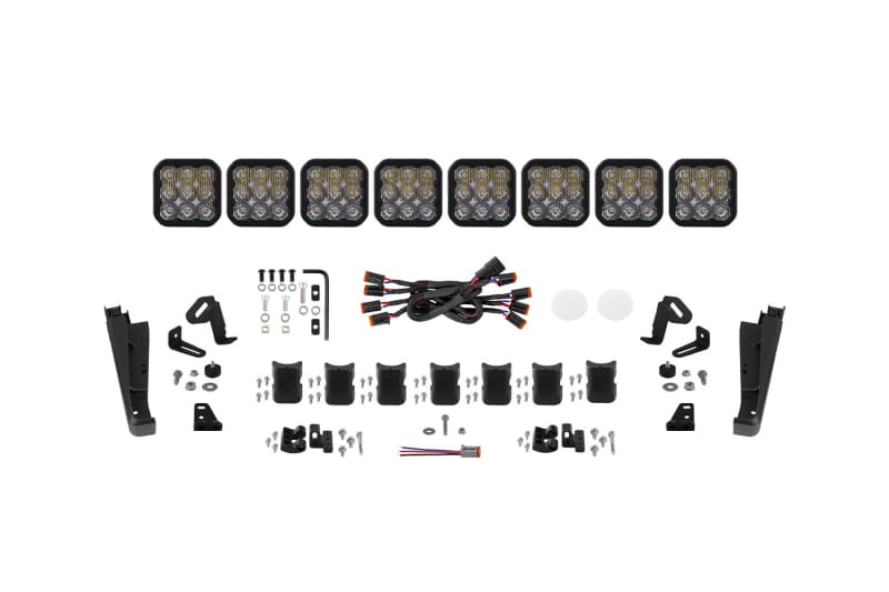 Diode Dynamics Kuat DEK 54in Wide Upgrade Kit 8-Pod SS5 Sport - White Driving