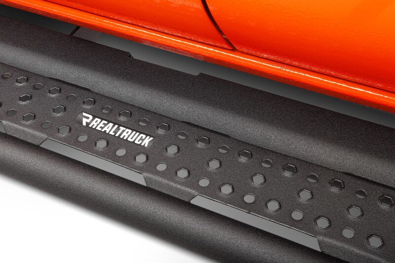 Go Rhino Dominator Extreme D6 SideSteps - Tex Blk - 73in thumbnail 2