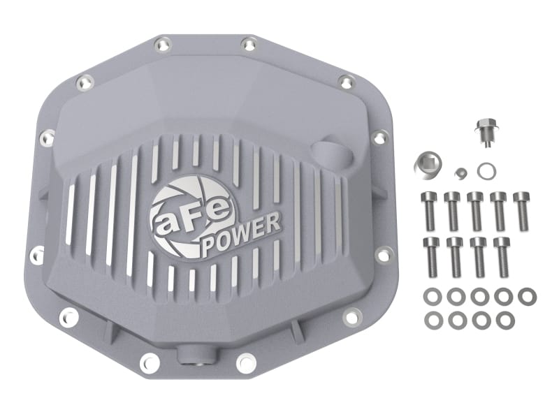 aFe 21-22 RAM 1500 TRX HEMI V8 6.2L(sc) Street Series Rear Differential Cover Raw w/ Machined Fins thumbnail 2