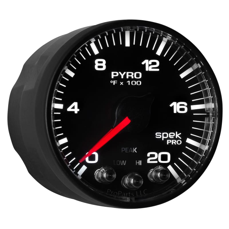 Autometer Spek-Pro 52.4mm 0-2000F Digital Stepper Motor Pyrometer Gauge thumbnail 8